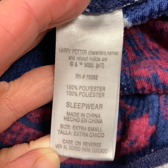 Harry Potter sleepwear polyester sm top xs bottom - Picture 10 of 10